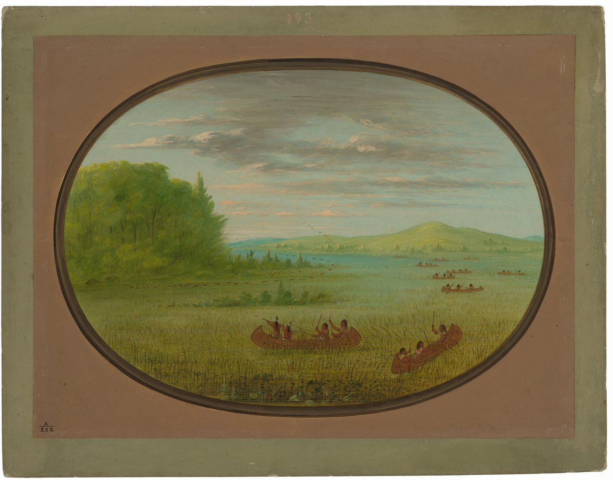 Vadrizs gyűjtése - Winnebago alkotó: George Catlin