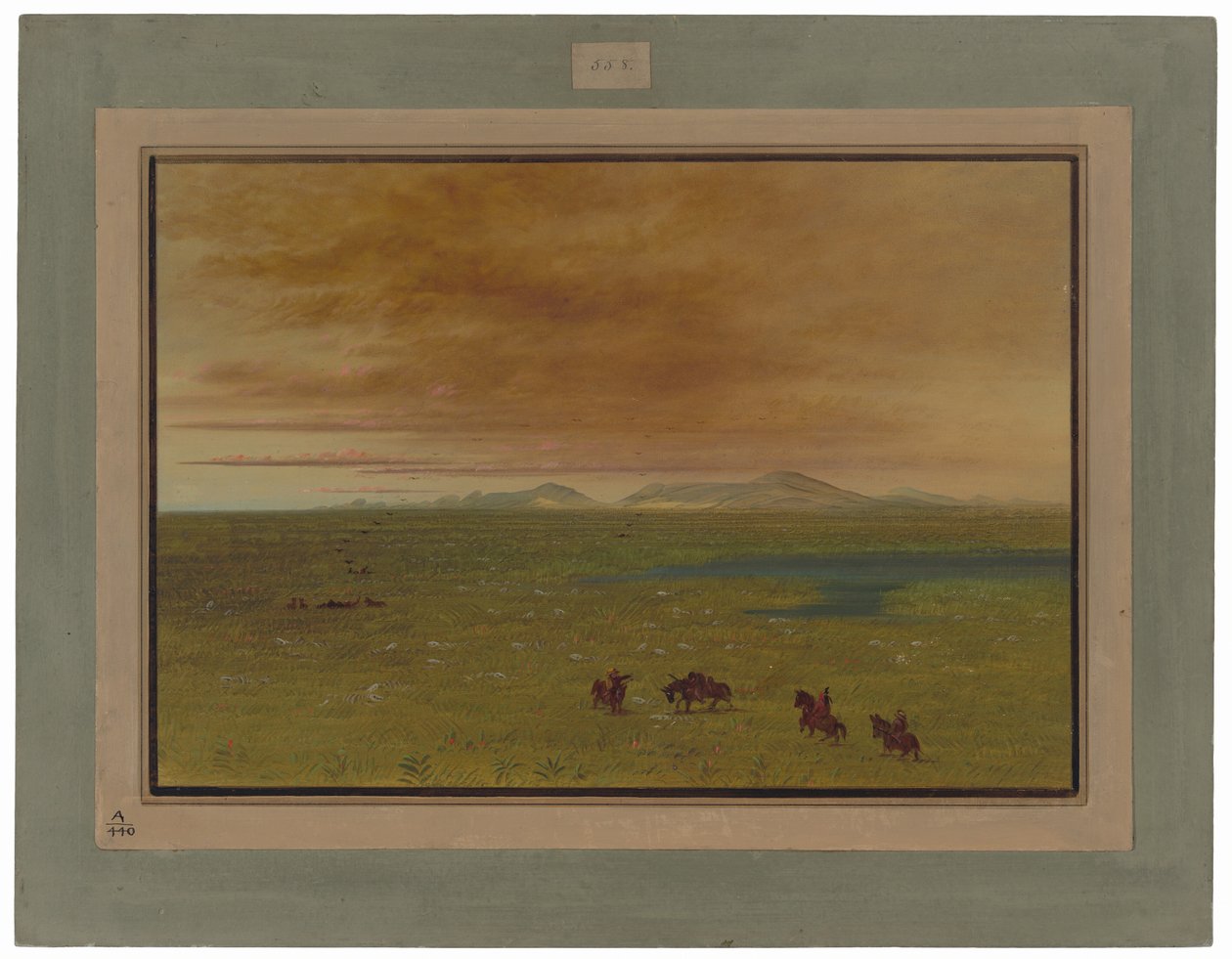Nagy mosdó, Pampa del Sacramento alkotó: George Catlin