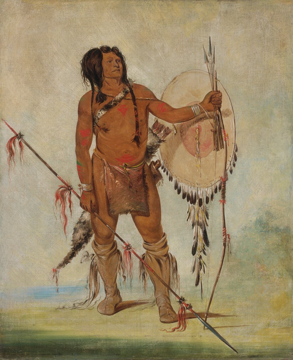 His-oo-sán-chees, Kis spanyol, egy harcos... alkotó: George Catlin