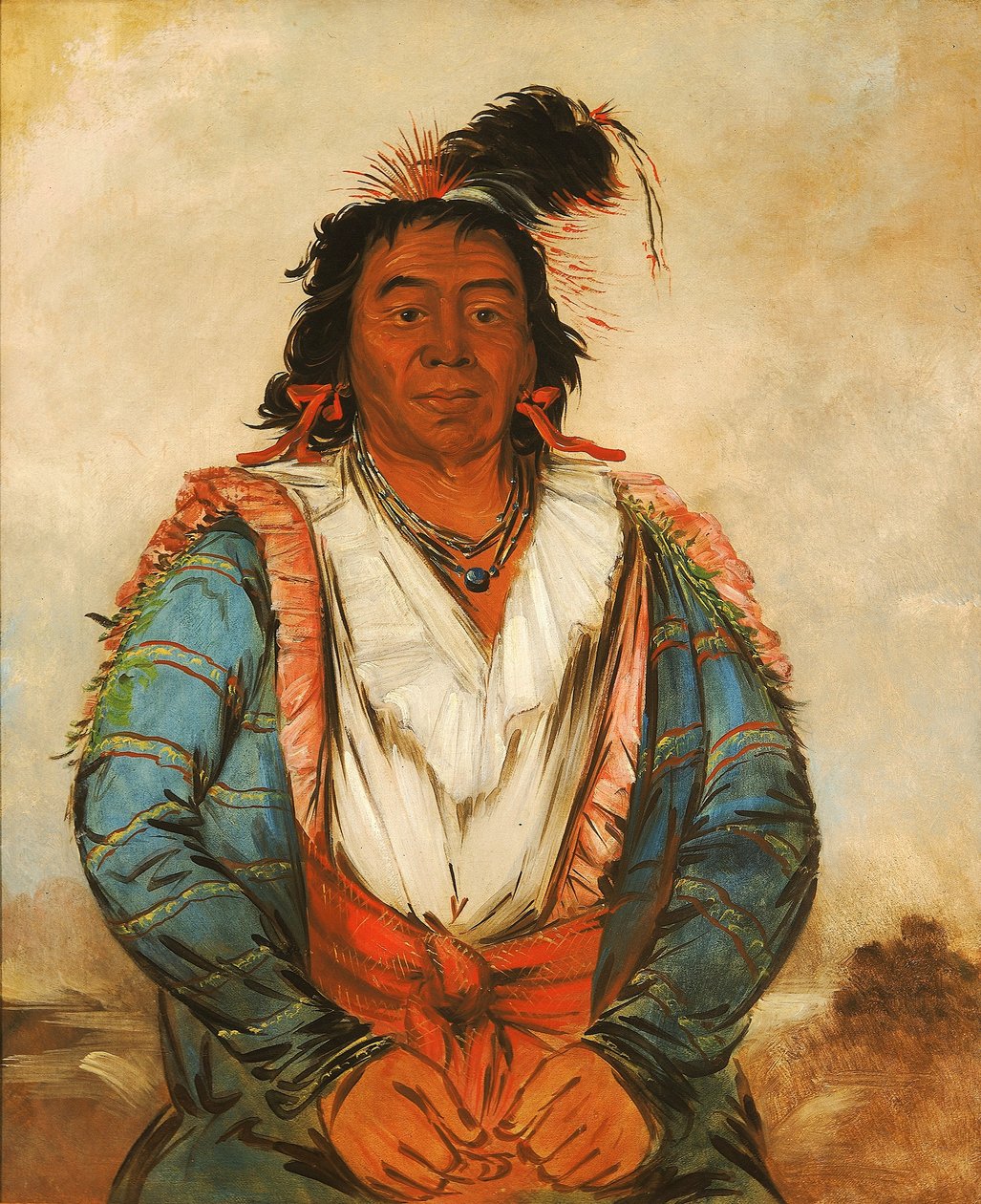 Hose-put-o-káw-gee, a Brave alkotó: George Catlin
