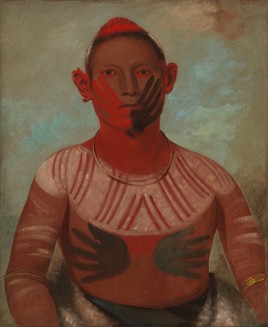 I-o-wáy, Fekete Sólyom egyik fő harcosa alkotó: George Catlin