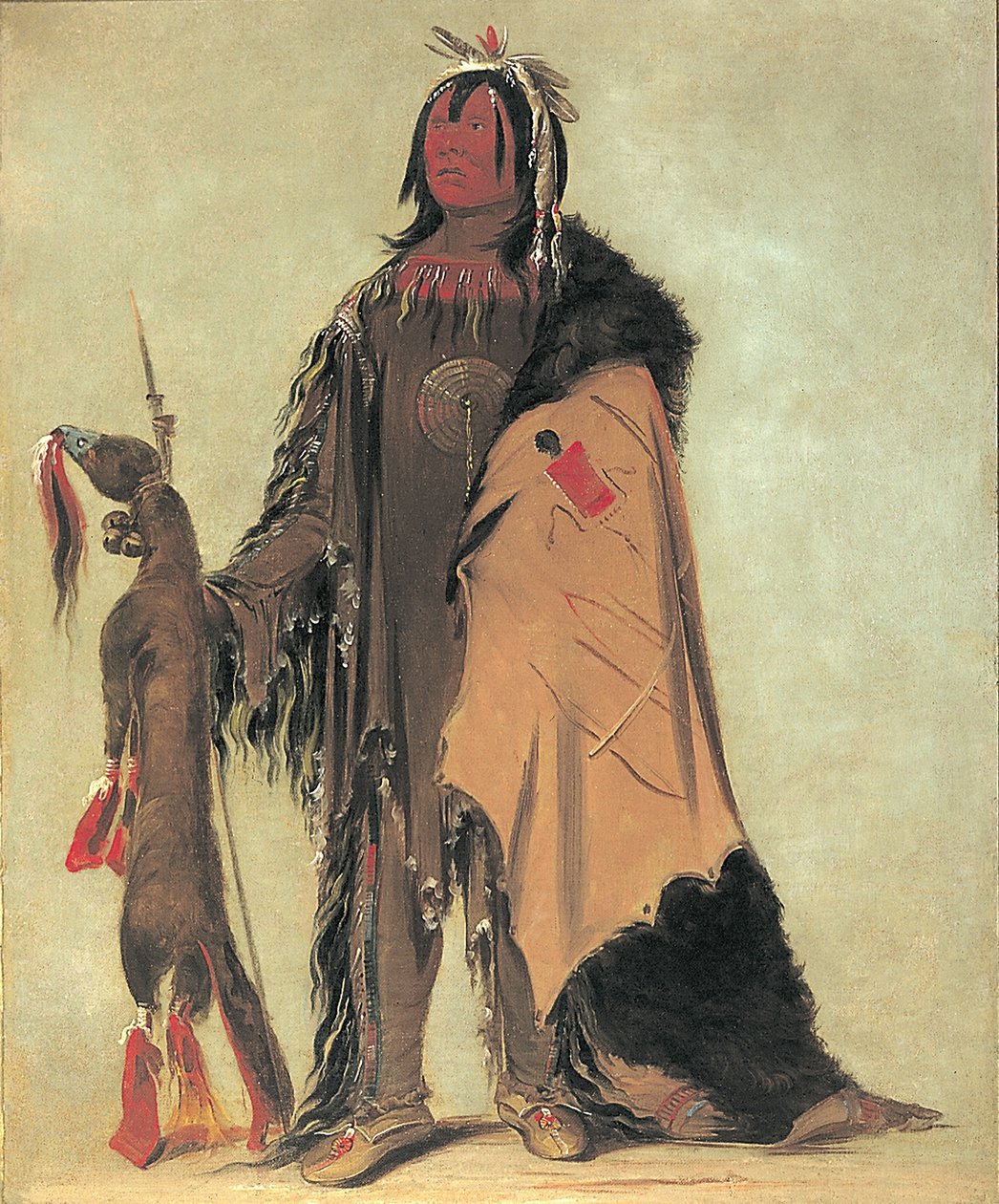 In-ne-ó-cose, Buffalo gyermeke, egy harcos alkotó: George Catlin
