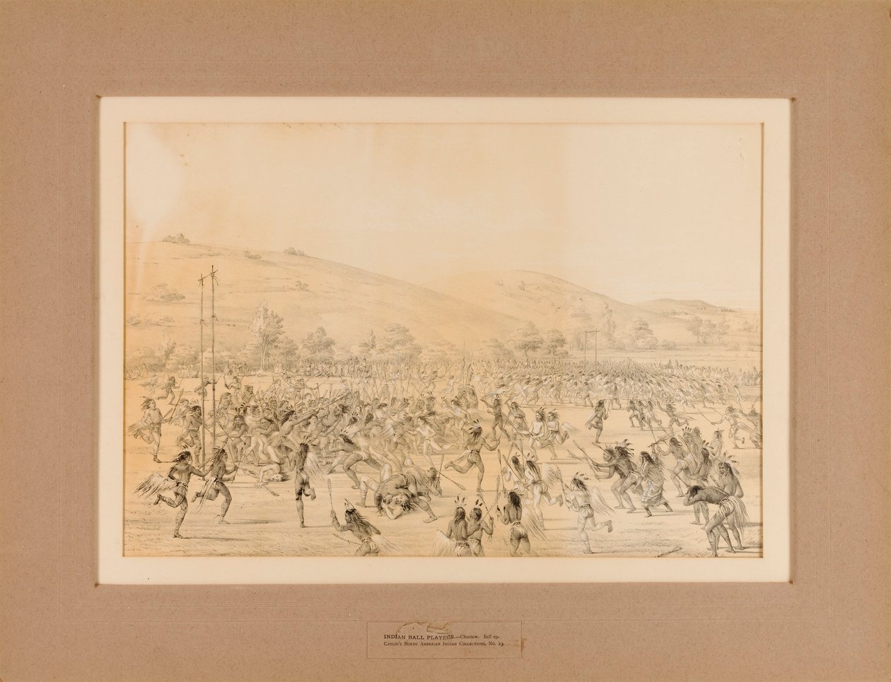 Indiai labdajátékosok - 23. sz. alkotó: George Catlin