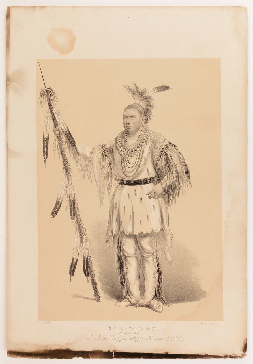 Joc-o-sot, a Sétáló Medve alkotó: George Catlin