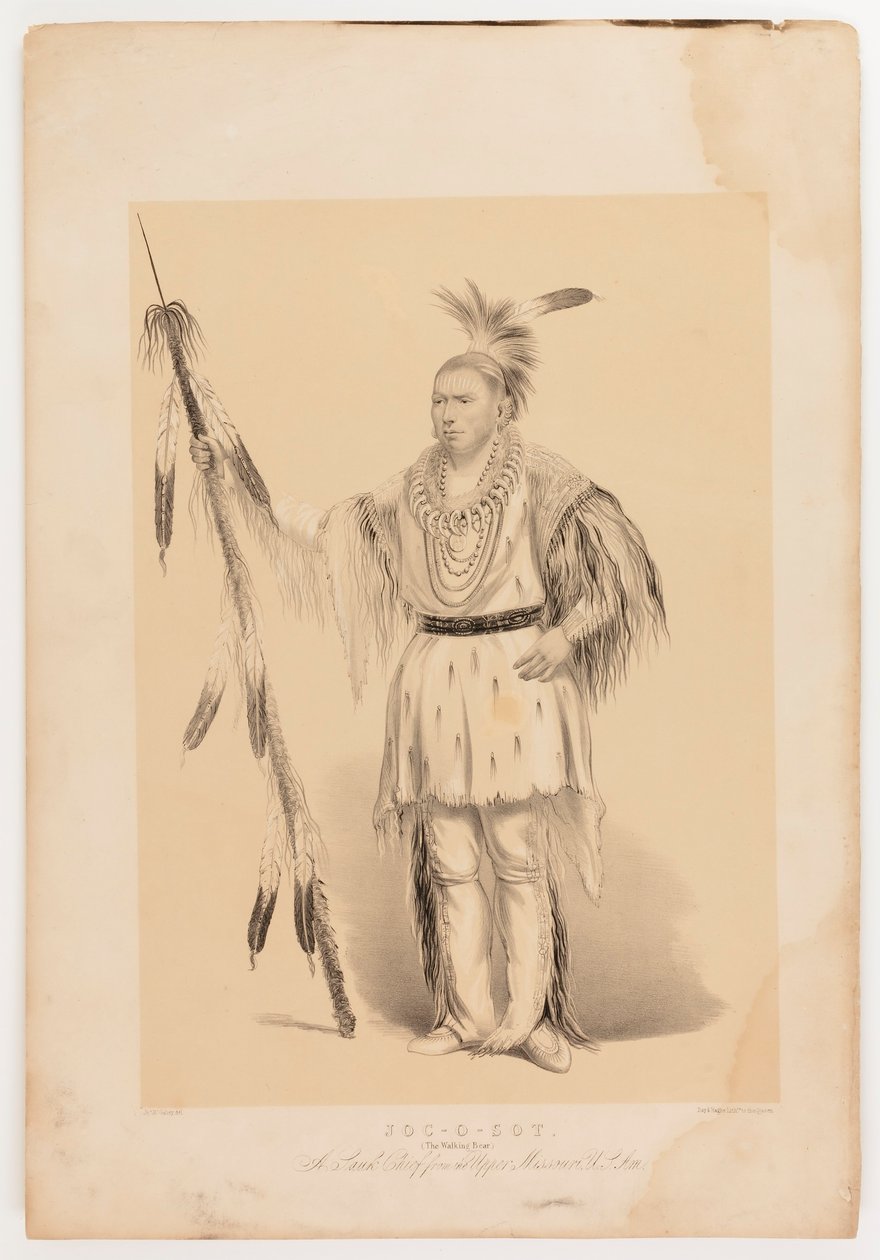 Joc-o-sot, a Sétáló Medve alkotó: George Catlin