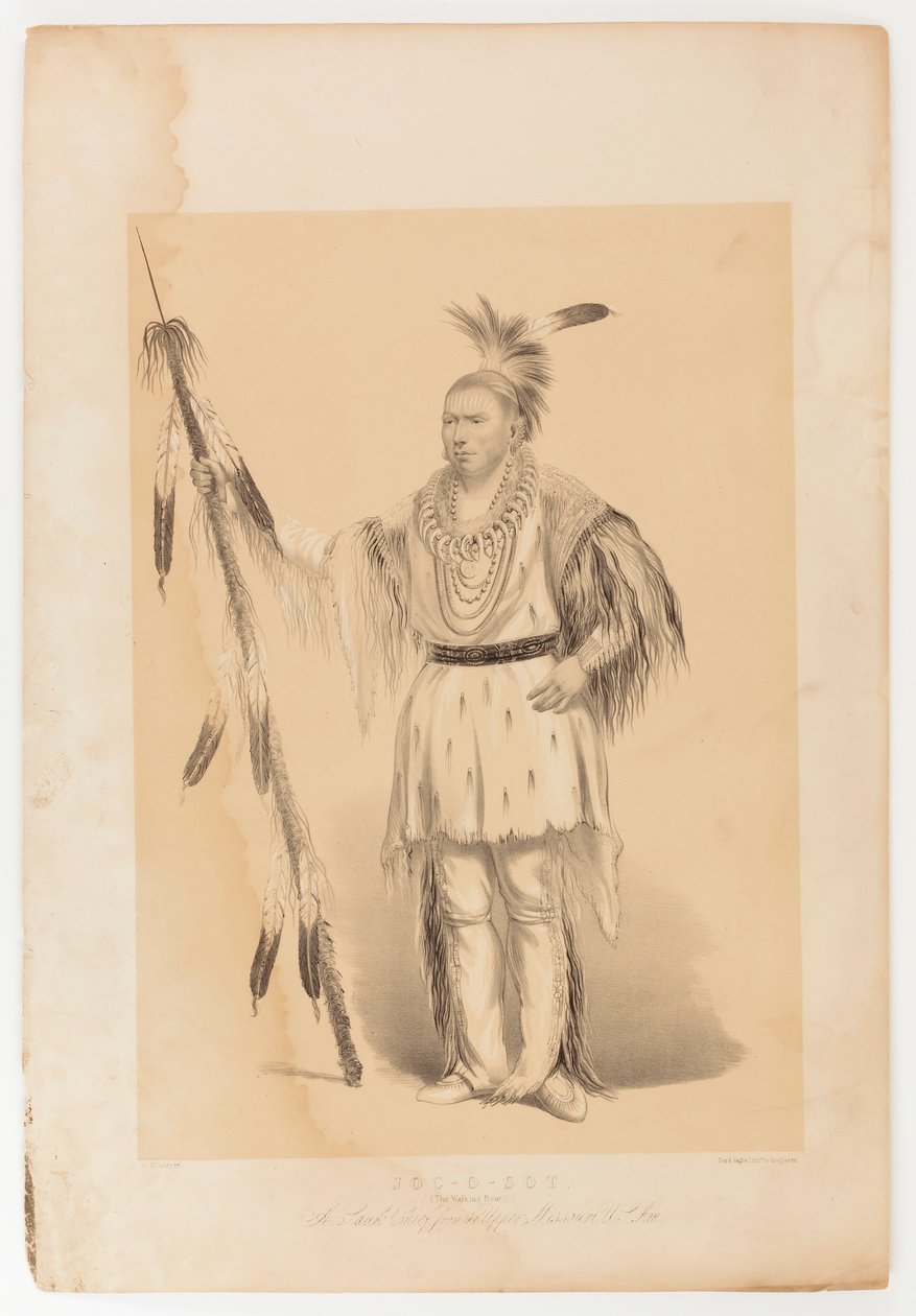 Joc-o-sot, a Sétáló Medve alkotó: George Catlin