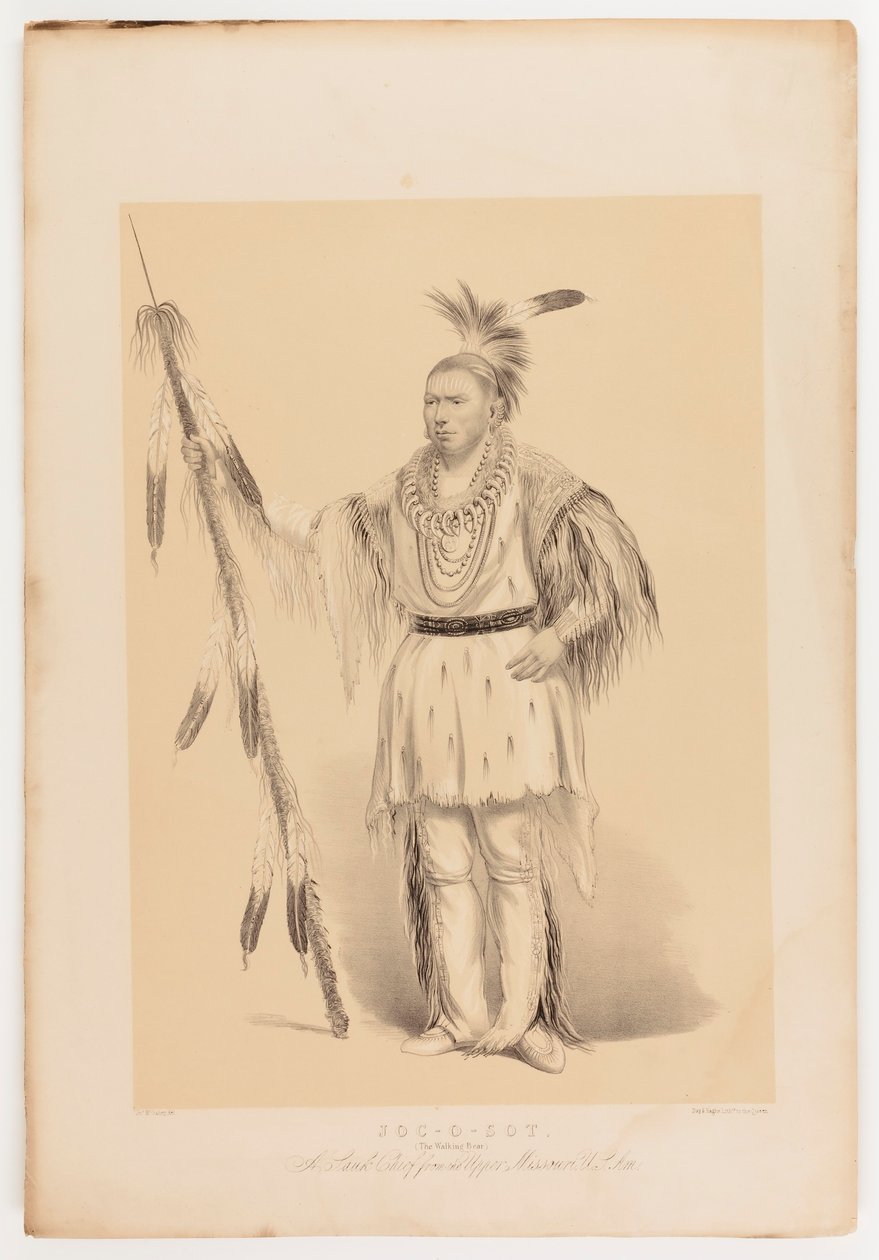 Joc-o-sot, a Sétáló Medve alkotó: George Catlin