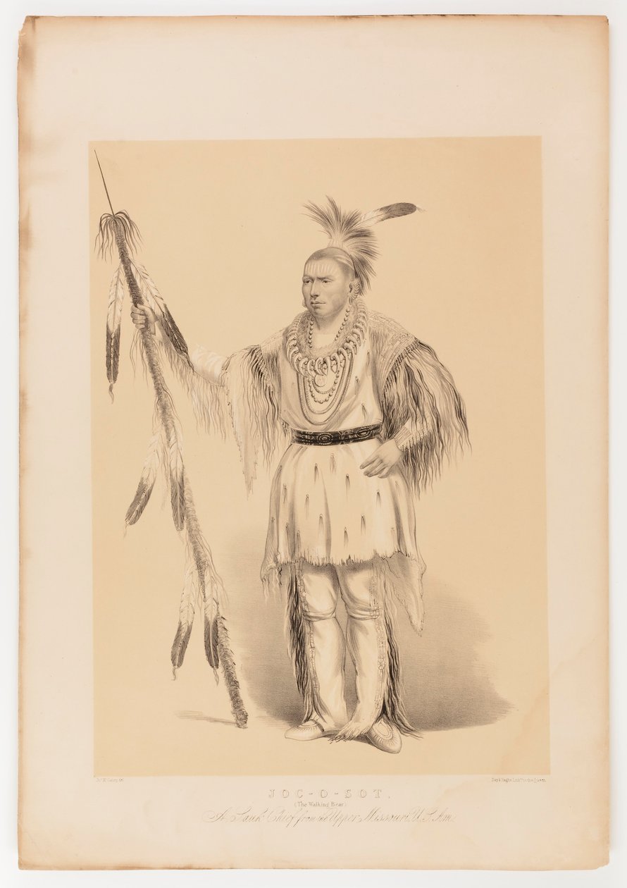 Joc-o-sot, a Sétáló Medve alkotó: George Catlin
