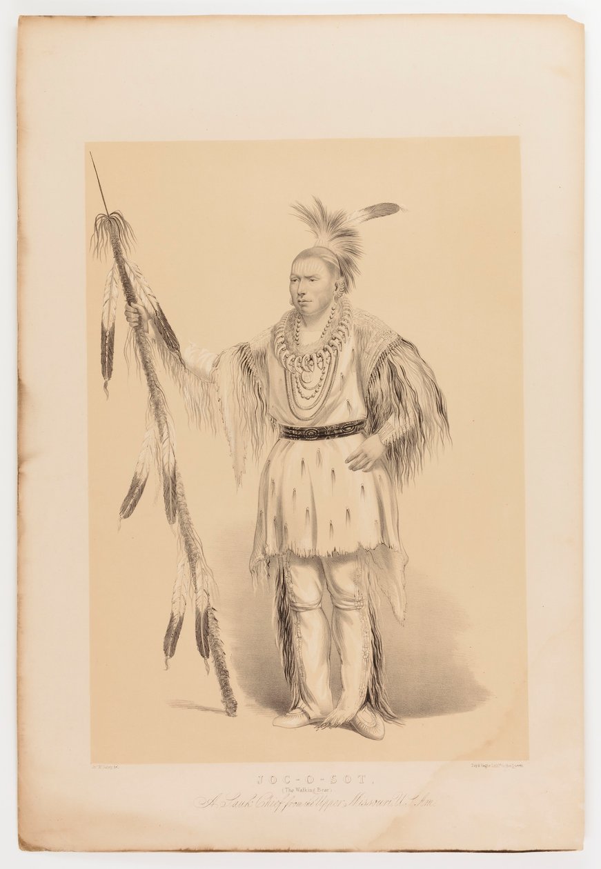 Joc-o-sot, a Sétáló Medve alkotó: George Catlin