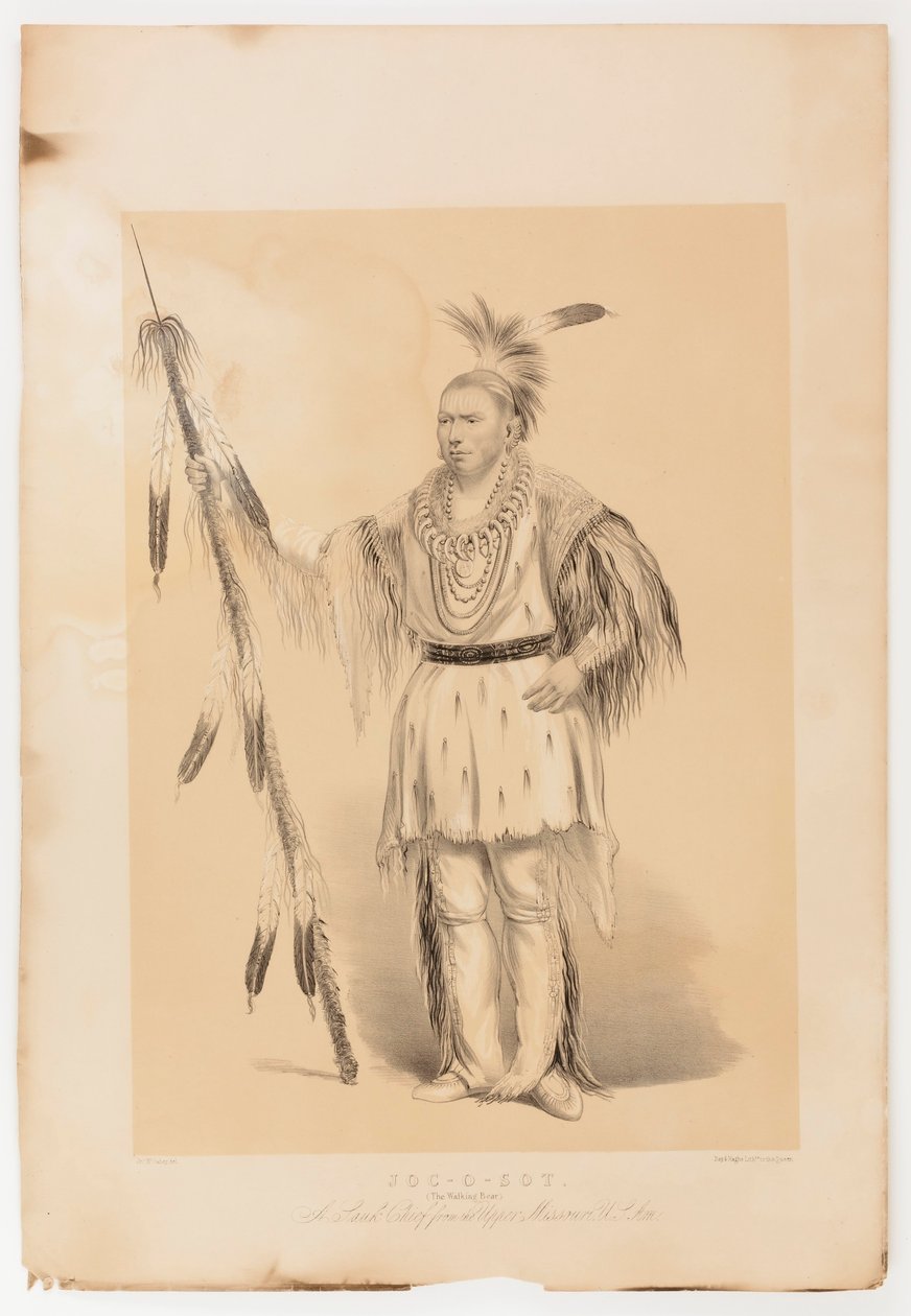 Joc-o-sot, a Sétáló Medve alkotó: George Catlin