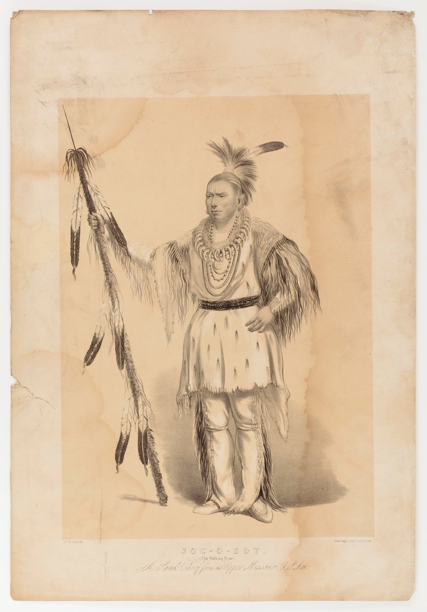 Joc-o-sot, a Sétáló Medve alkotó: George Catlin
