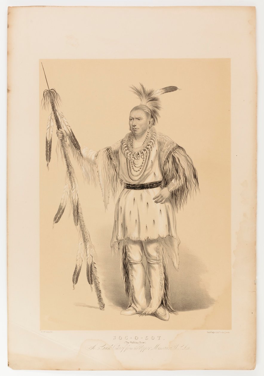 Joc-o-sot, a Sétáló Medve alkotó: George Catlin