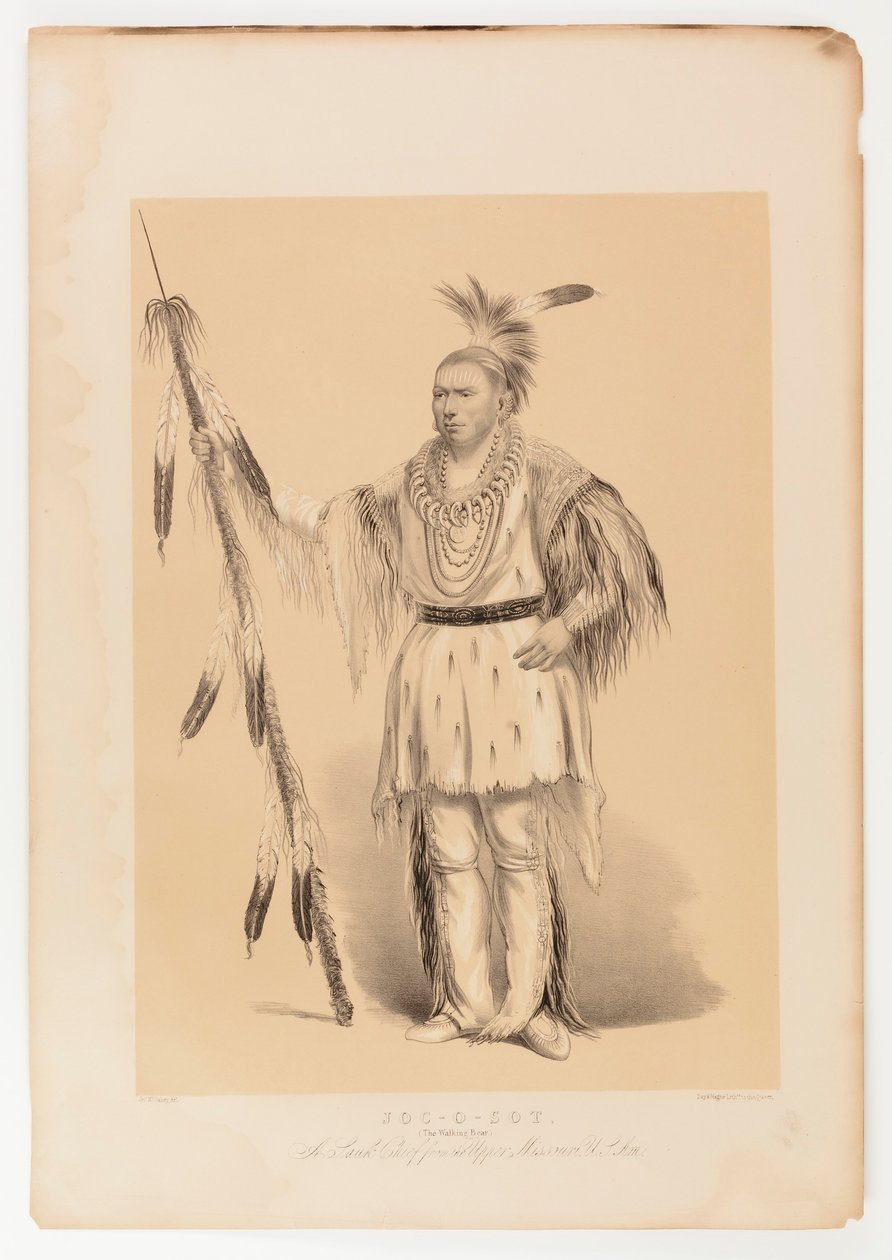 Joc-o-sot, a Sétáló Medve alkotó: George Catlin