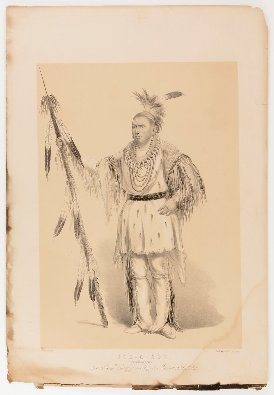 Joc-o-sot, a Sétáló Medve alkotó: George Catlin
