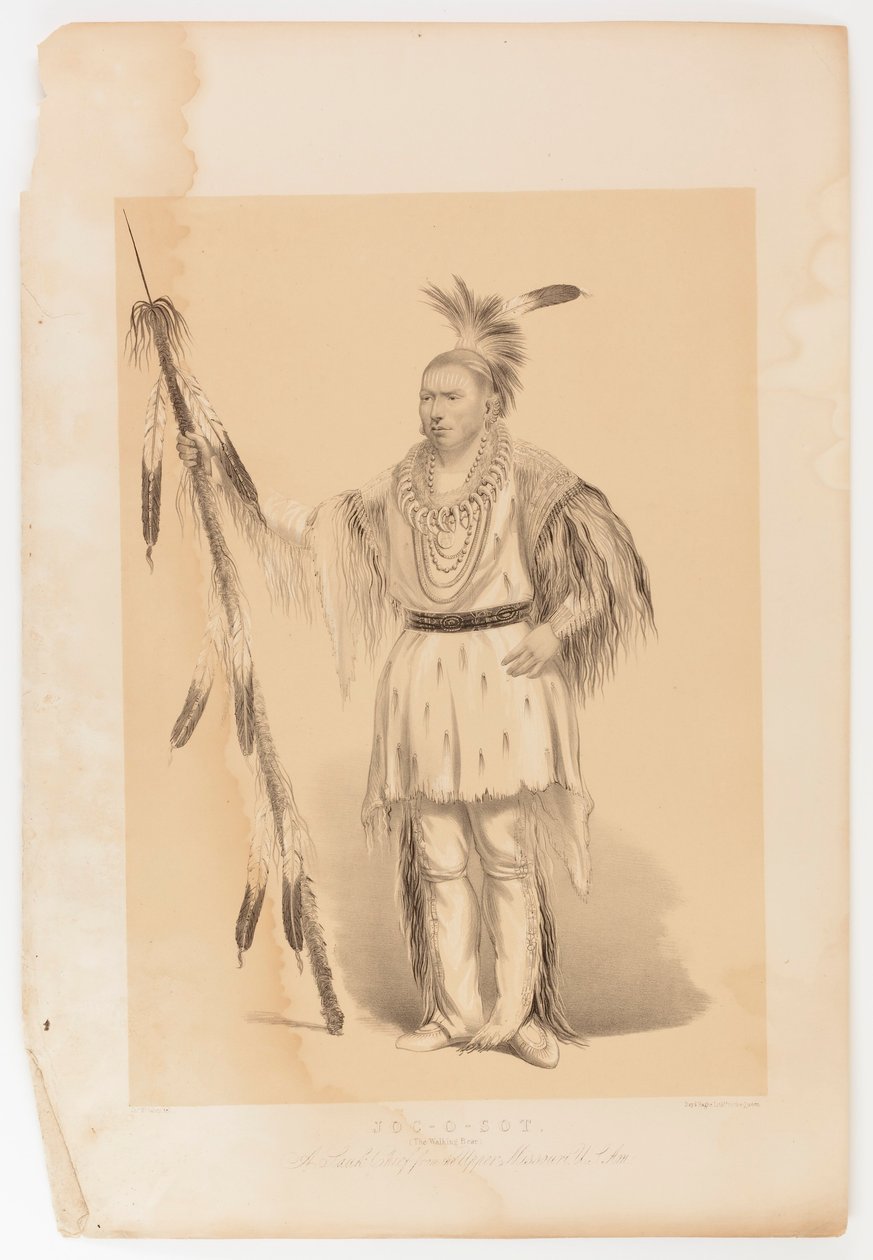 Joc-o-sot, a sétáló medve alkotó: George Catlin