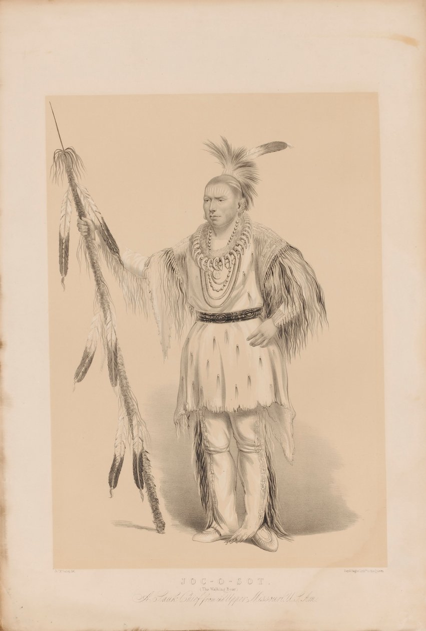 Joc-o-sot, a járó medve alkotó: George Catlin