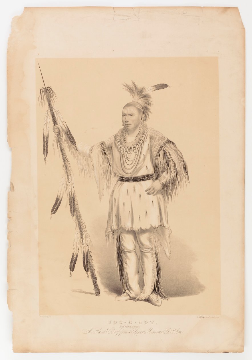 Joc-o-sot, a sétáló medve alkotó: George Catlin