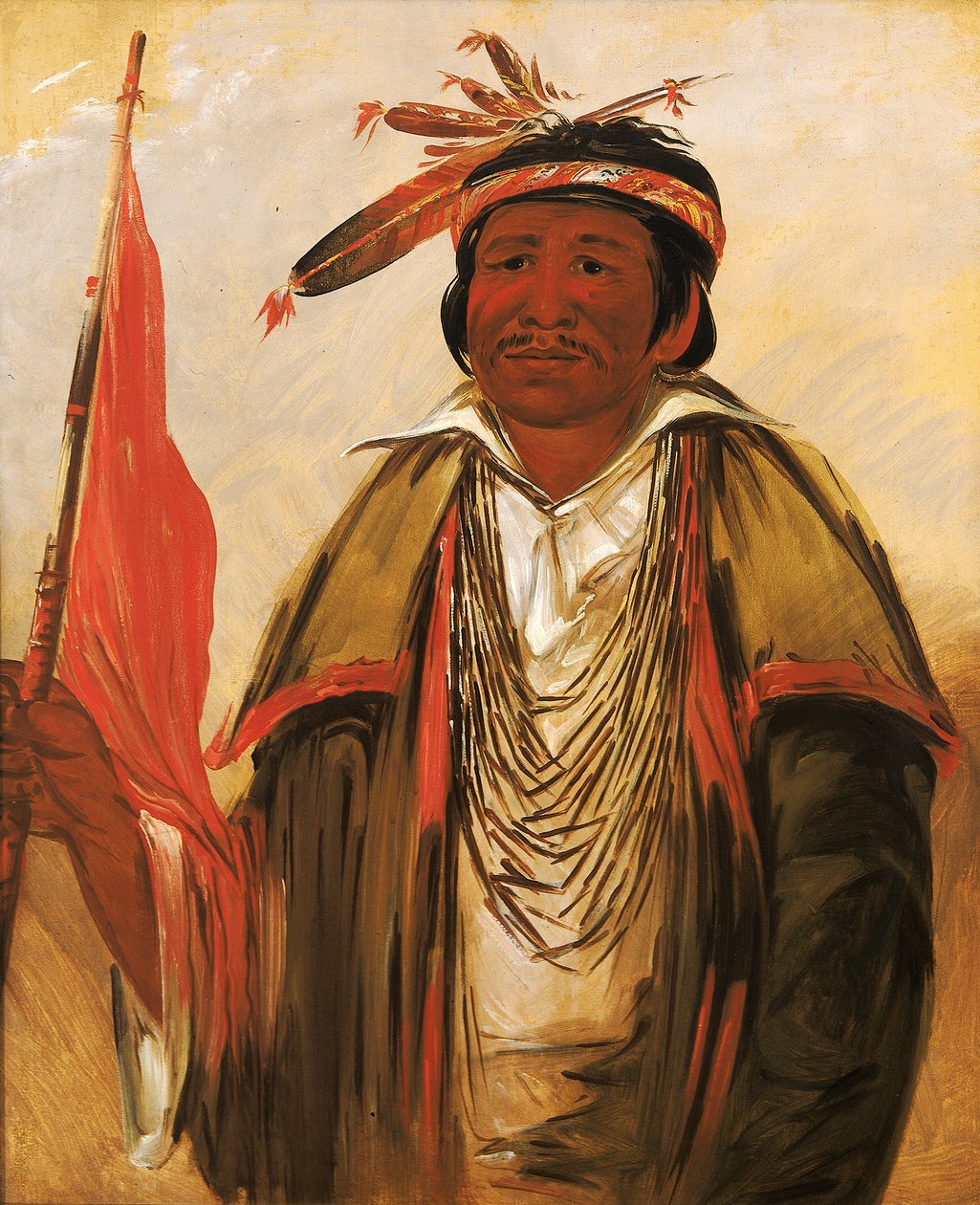 Ke-chin-qua, Nagy Medve, 1830. alkotó: George Catlin