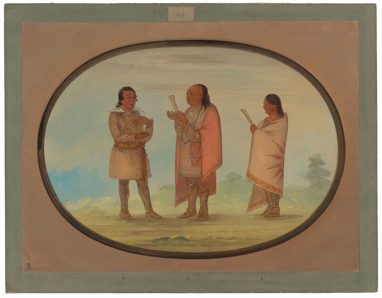 Kickapoo indiánok prédikálnak és imádkoznak alkotó: George Catlin
