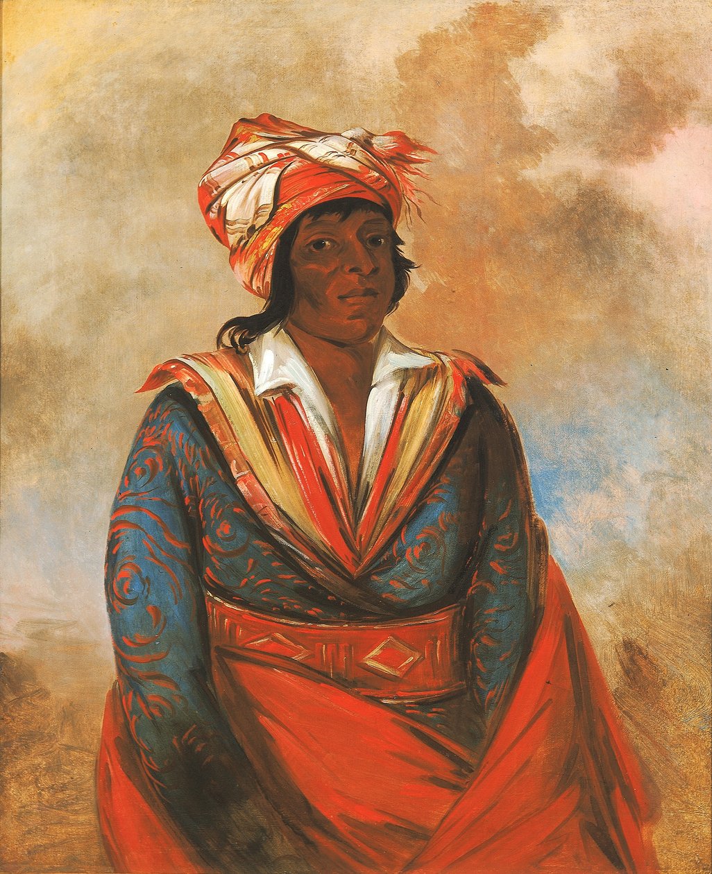 Kút-tee-o-túb-bee, Hogyan ölt, egy neves bátor ember alkotó: George Catlin