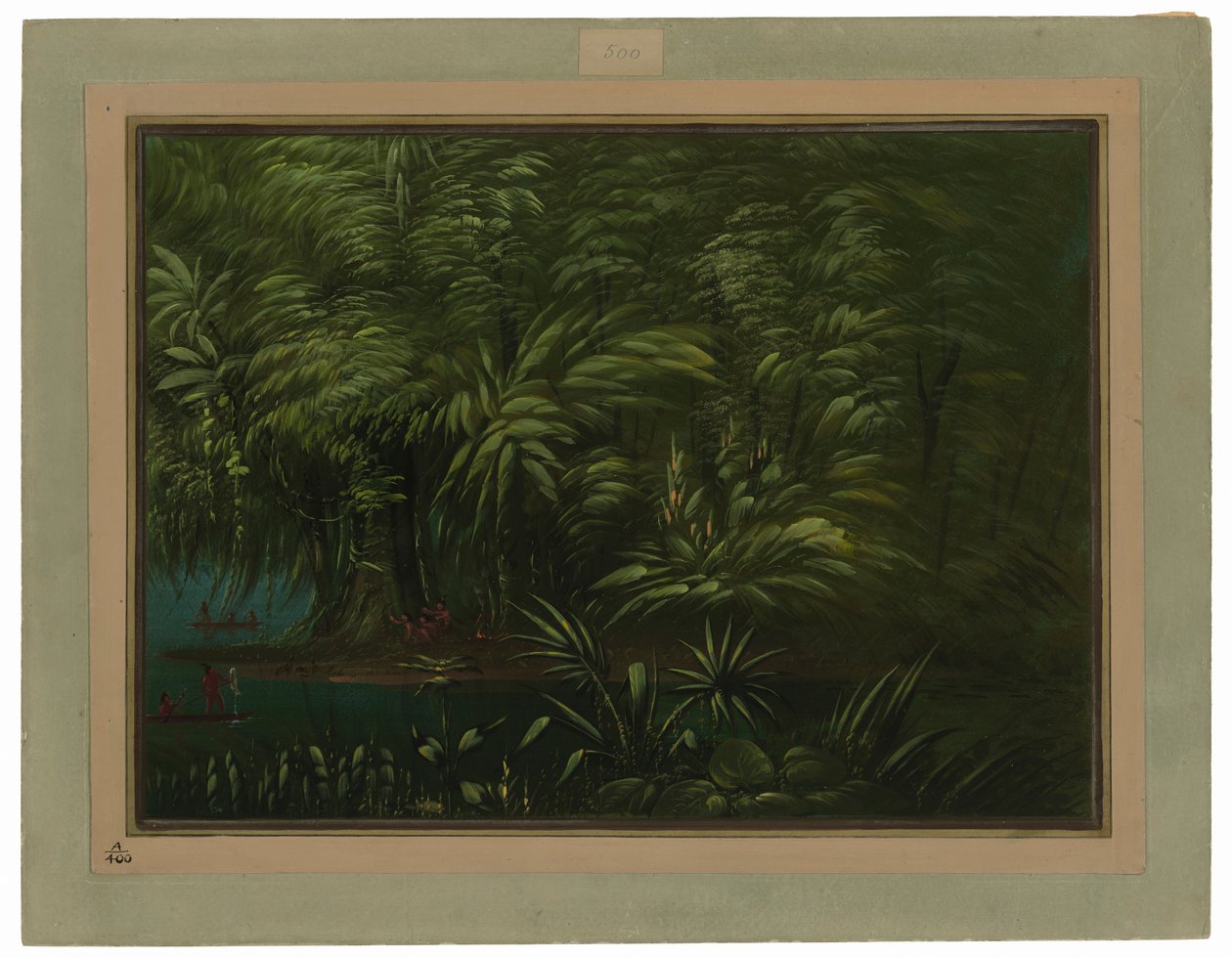 Luxus erdő az Amazonas partján alkotó: George Catlin