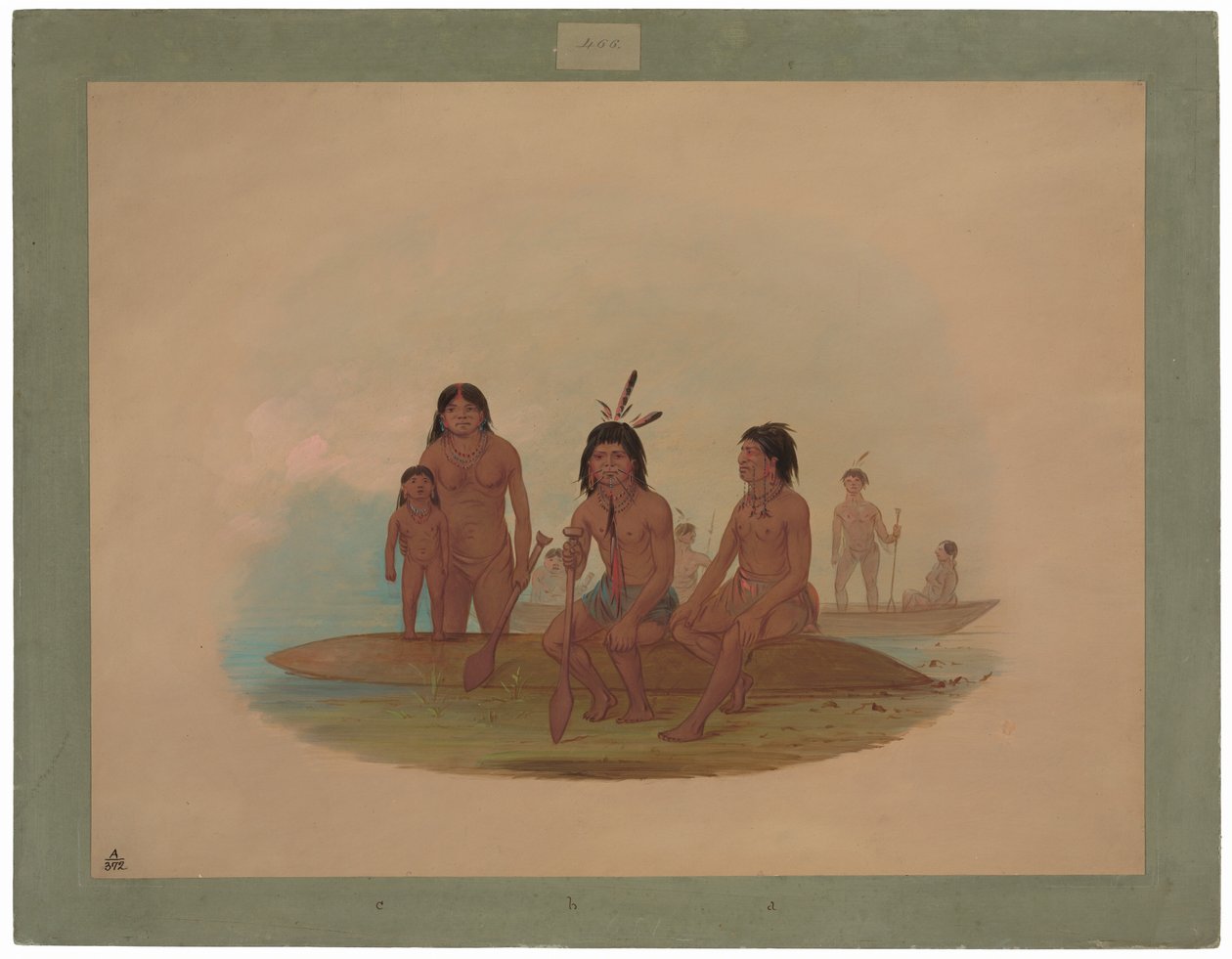 Marahua indiánok alkotó: George Catlin