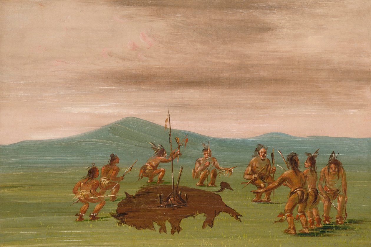 A sziúk orvosságos bölénye alkotó: George Catlin