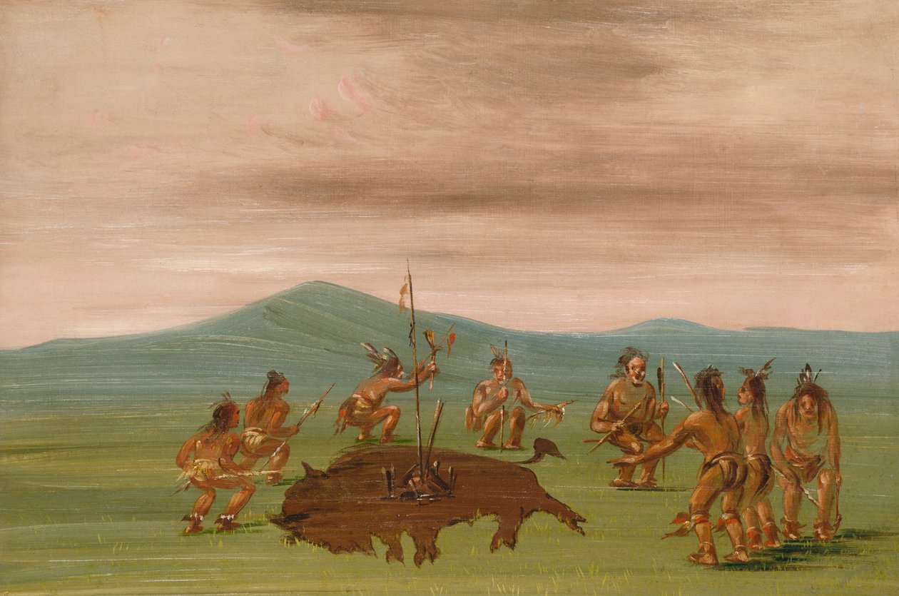 A sziúk orvostudományi bivalya, 1837-1839. alkotó: George Catlin