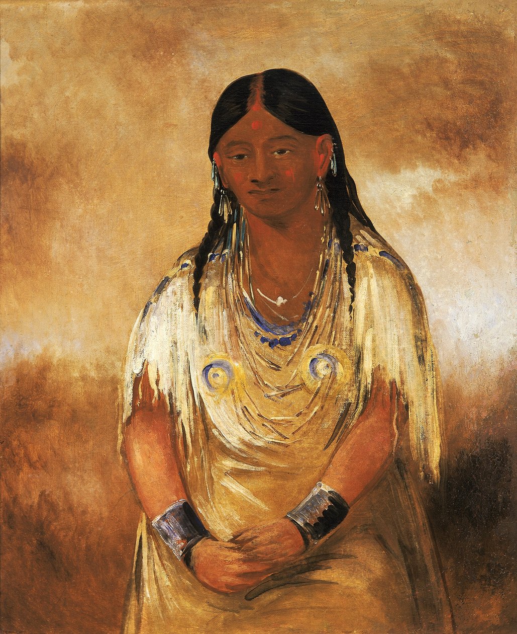 Mún-ne-o-ye, a Woman alkotó: George Catlin