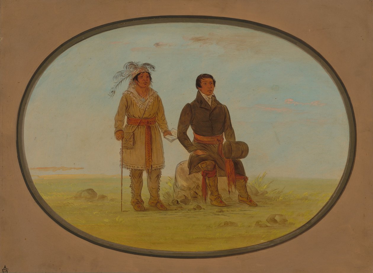 Mohigan törzsfőnök és misszionárius, 18611869. alkotó: George Catlin