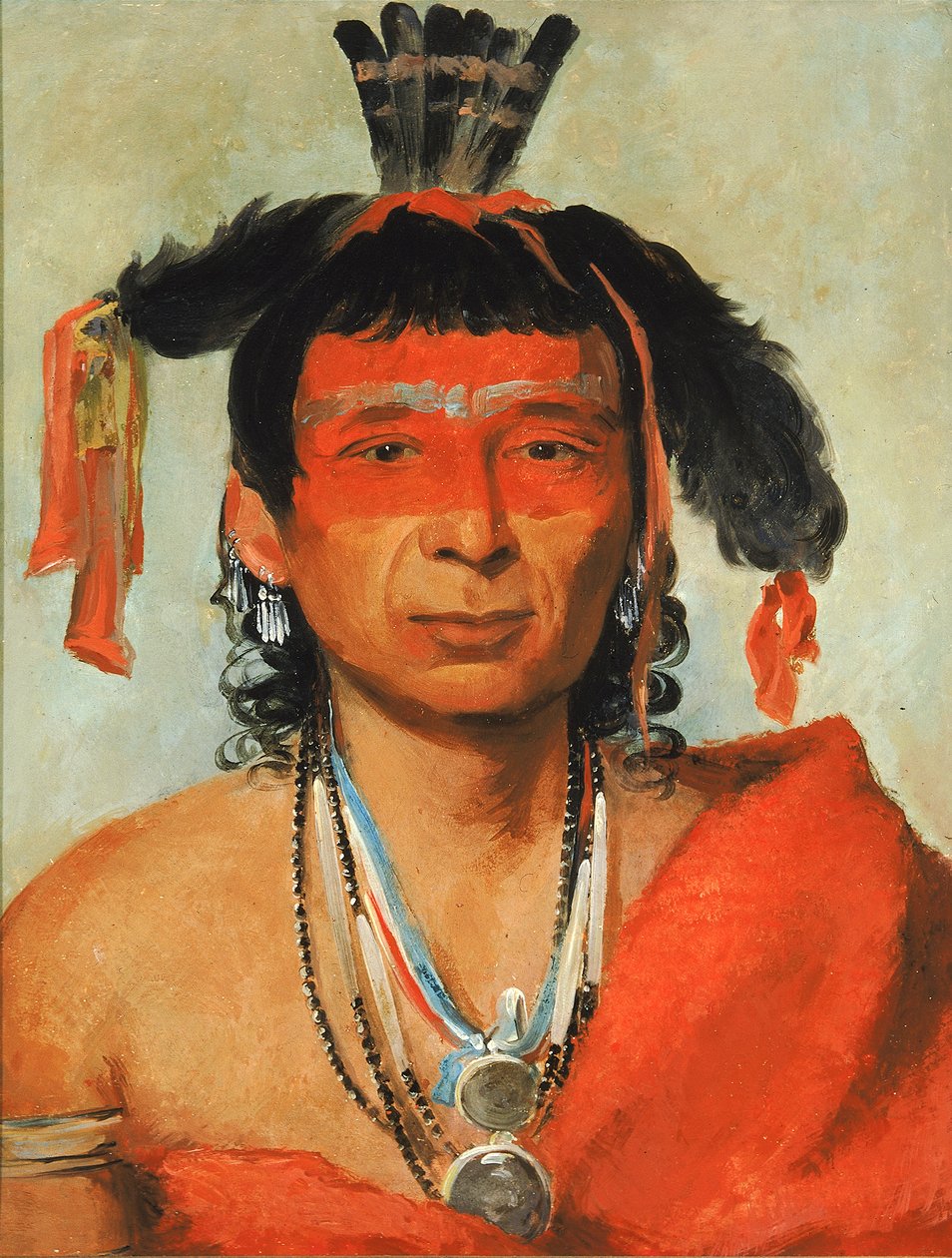 Másh-kee-wet, egy Great Dandy, 1831. alkotó: George Catlin