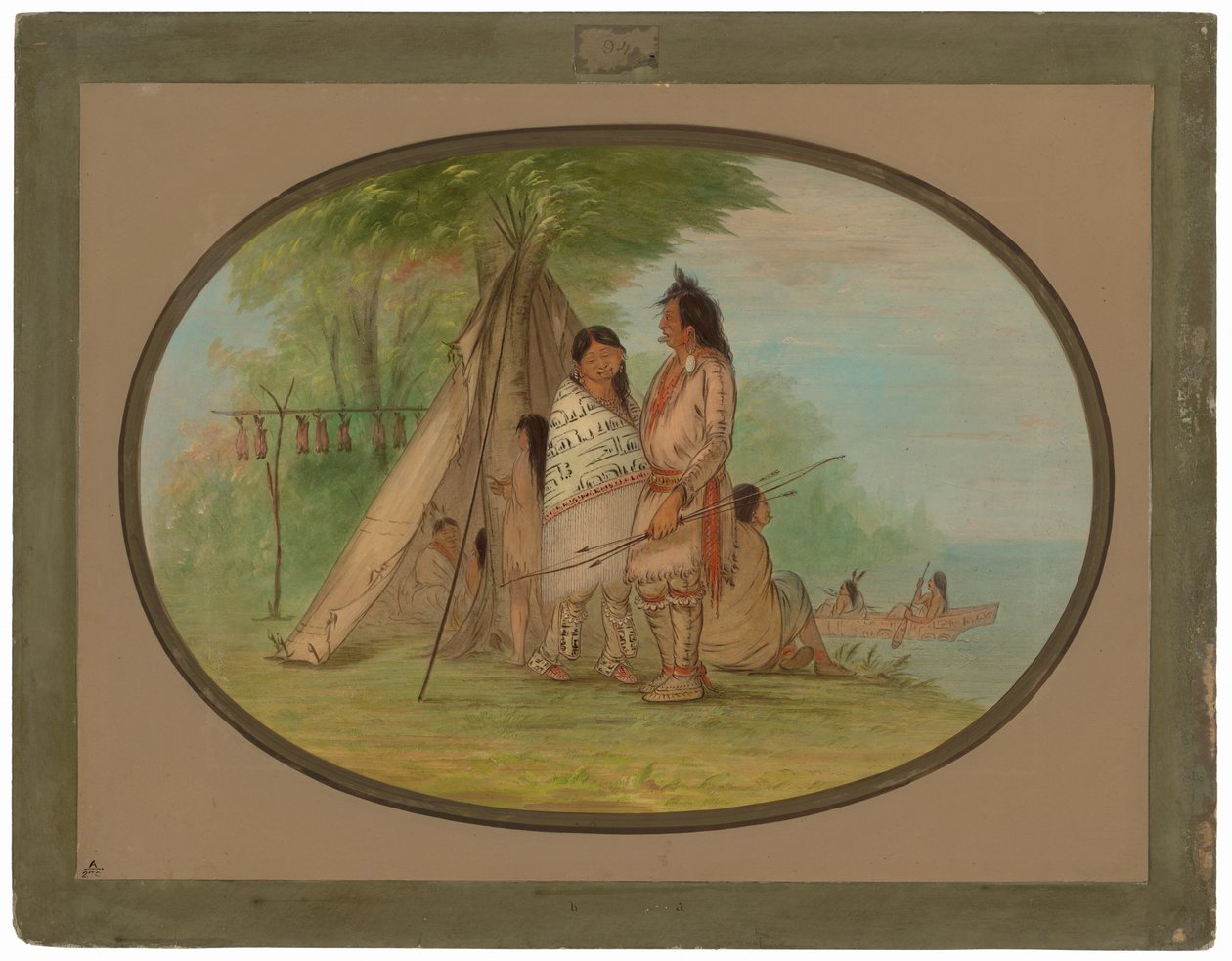 Nayas indiánok alkotó: George Catlin