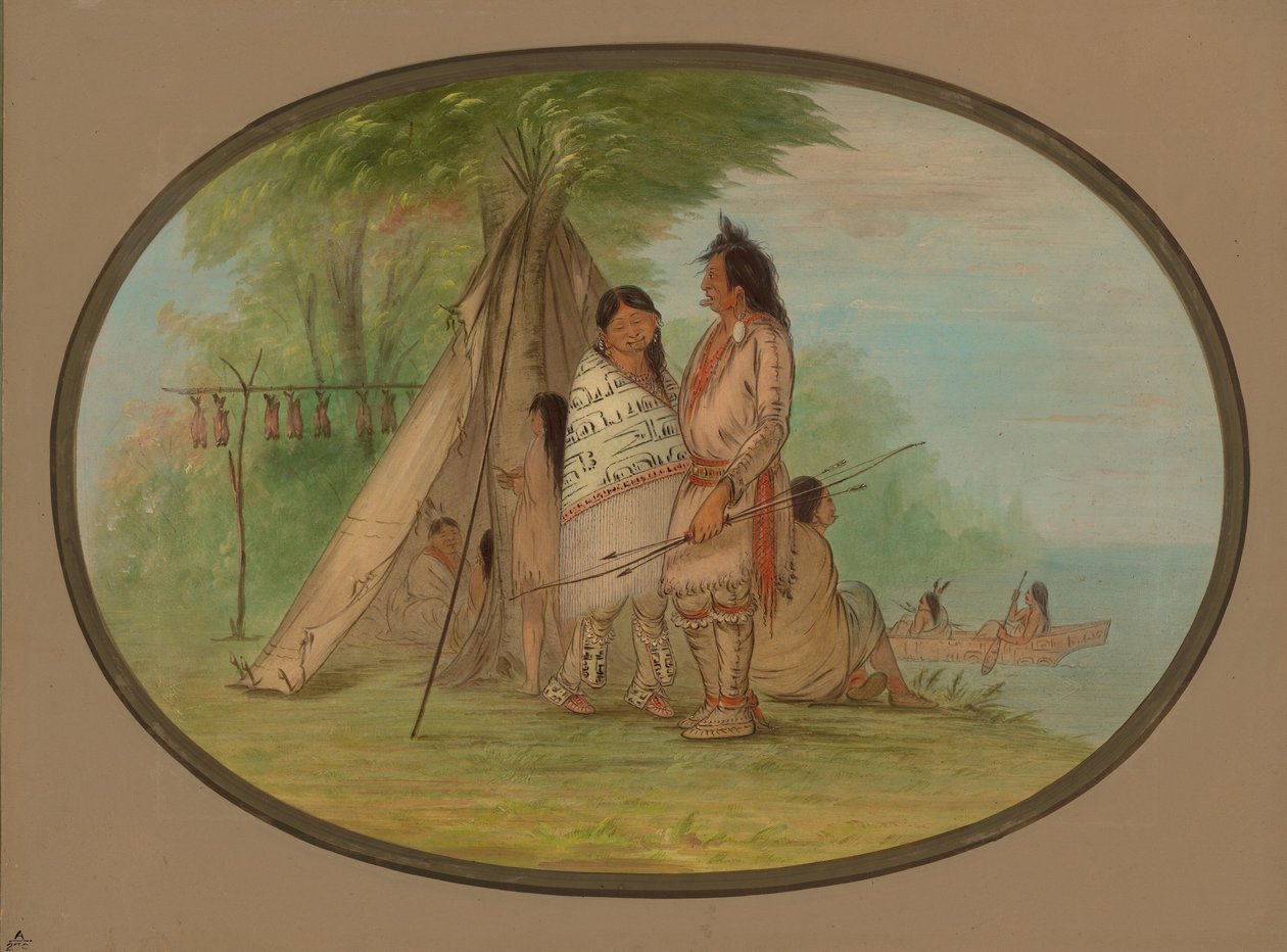Nayas indiánok, 186[2]. alkotó: George Catlin