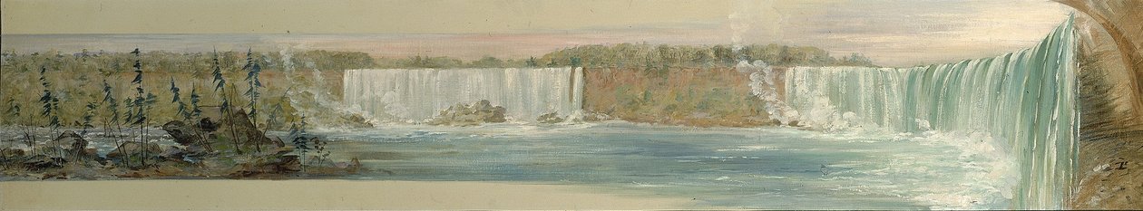 Niagara vízesés alkotó: George Catlin
