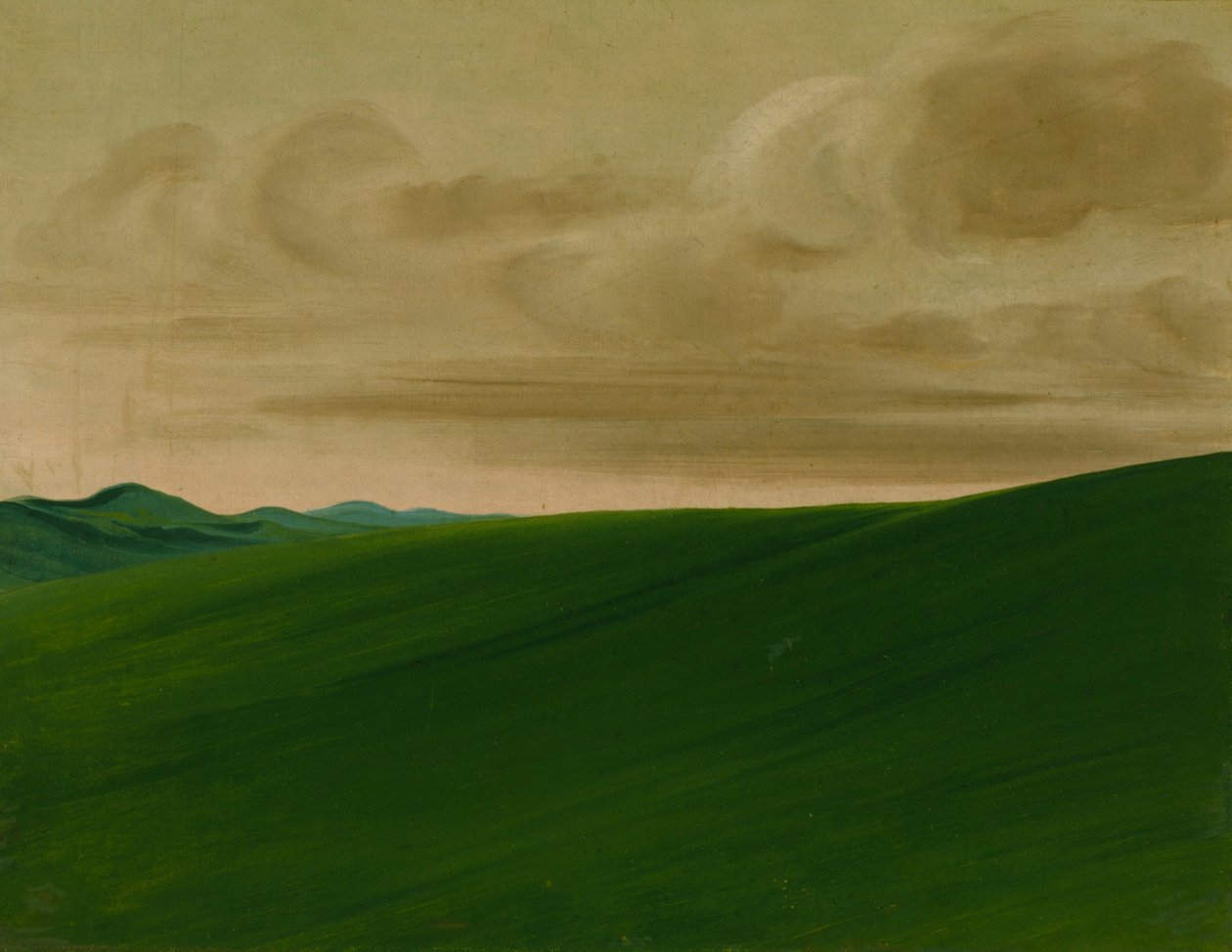 Nishnabottana Bluffs, Upper Missouri alkotó: George Catlin