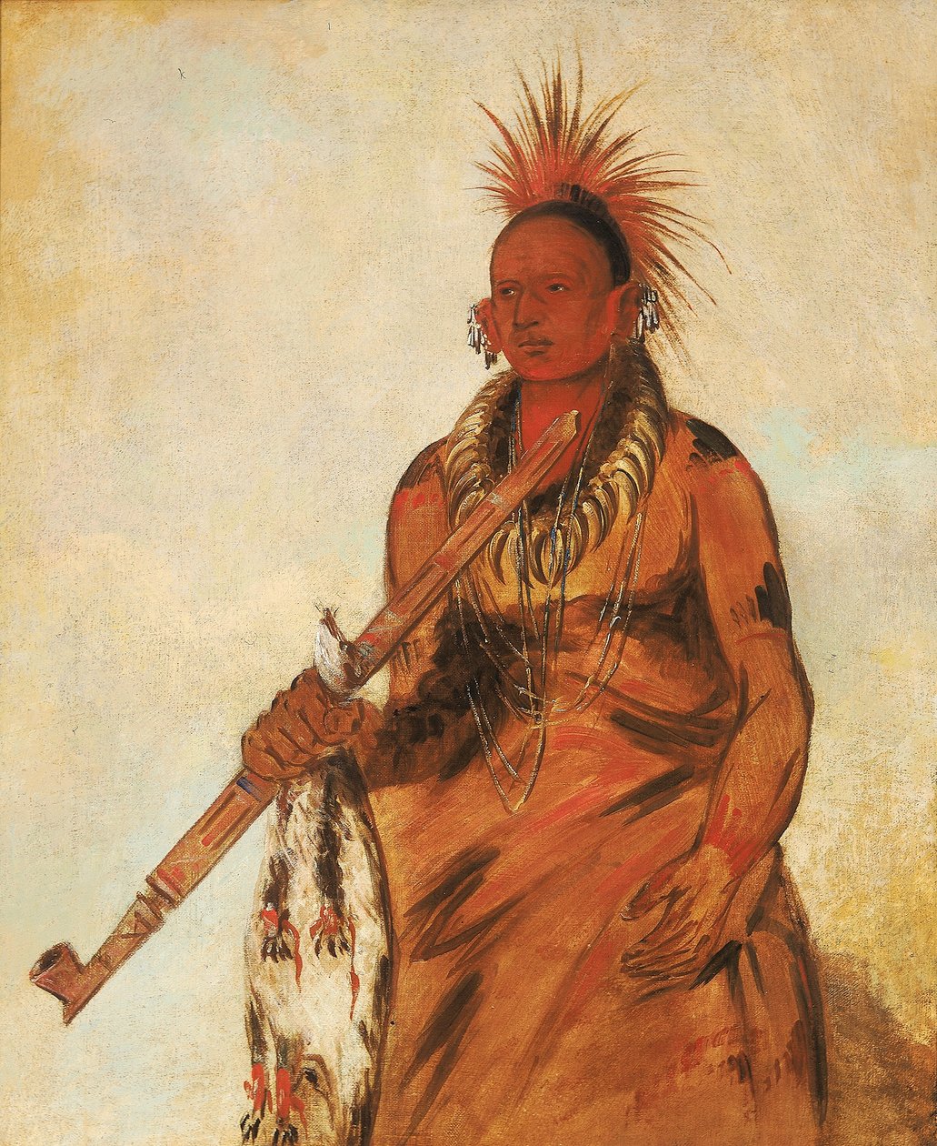 No-o-mún-nee, Sétál az esőben, egy harcos alkotó: George Catlin