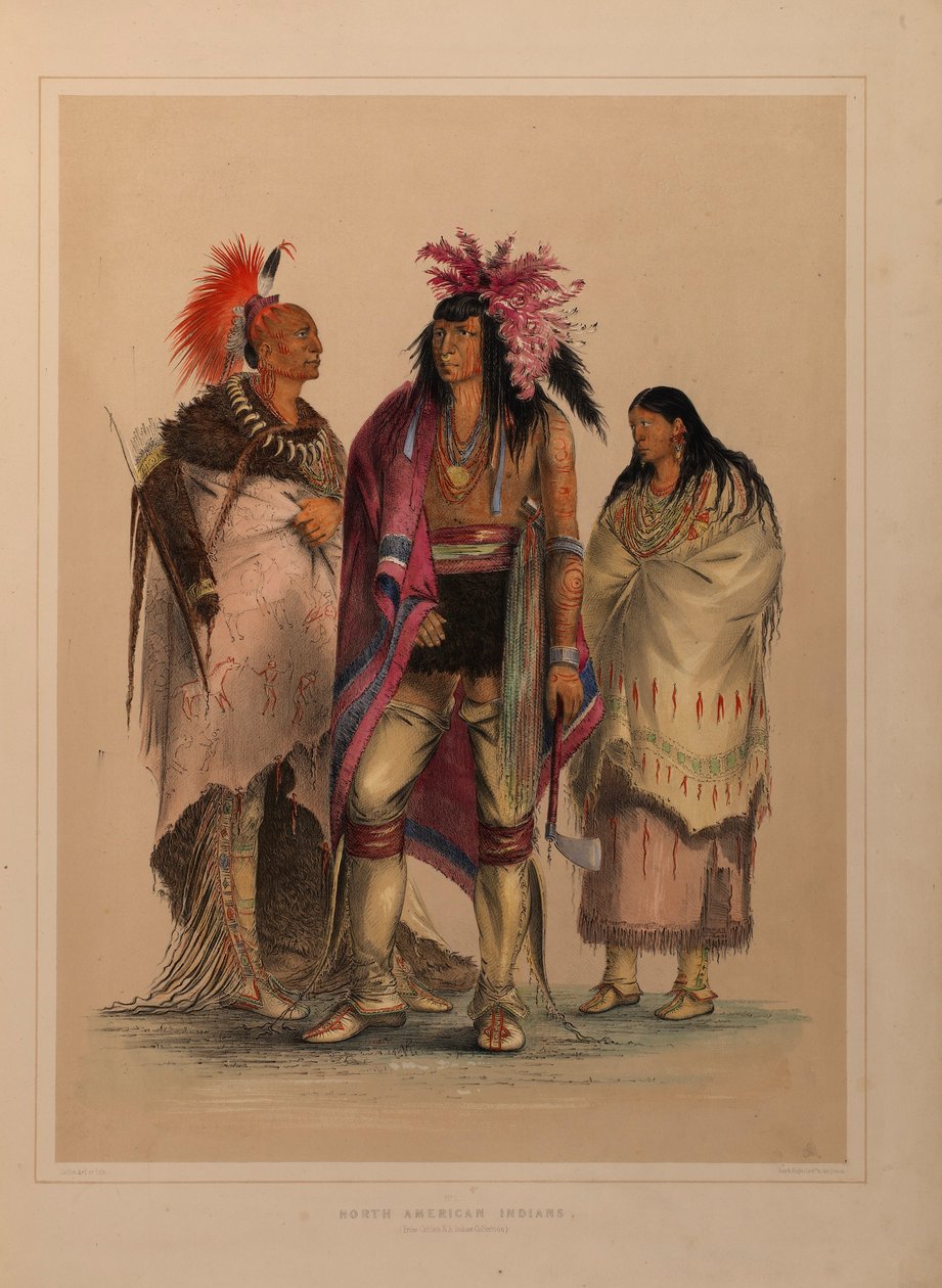 Észak-amerikai indián portfólió alkotó: George Catlin