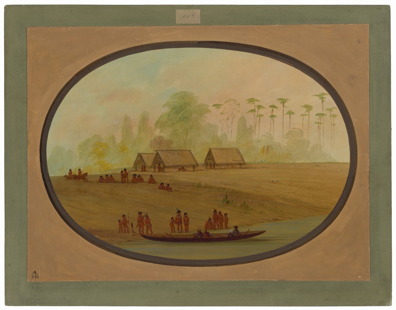 A Lengua törzsfőnök megfestése alkotó: George Catlin