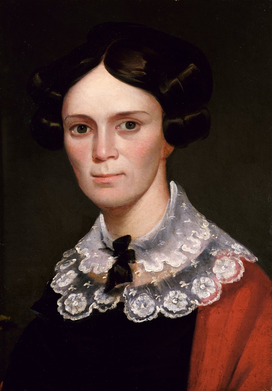 Női portré, kb. 1825-1830. alkotó: George Catlin