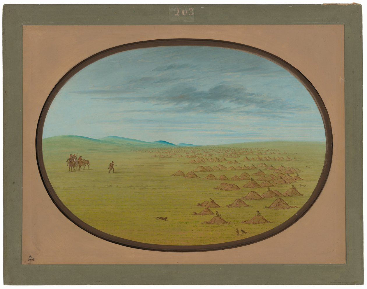 Prairie Dog Village alkotó: George Catlin