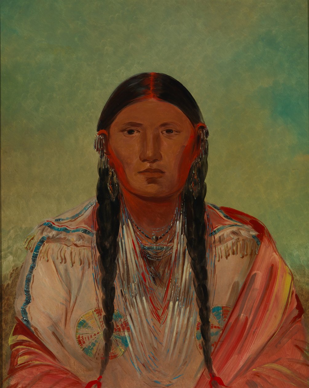 Ru-ton-wee-me, Galamb a szárnyon alkotó: George Catlin
