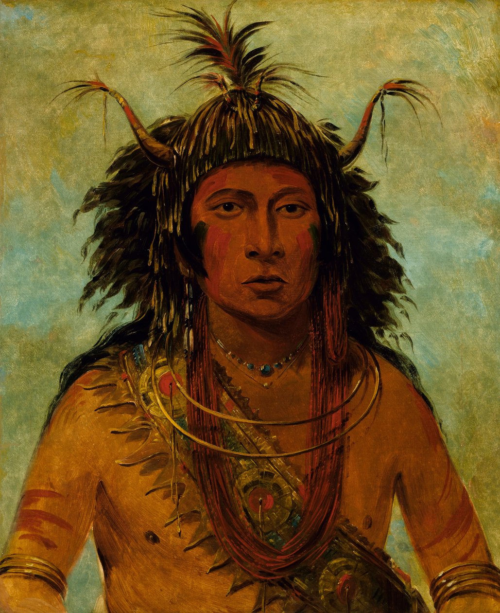 Say-say-gon, Hail Storm, War Chief alkotó: George Catlin