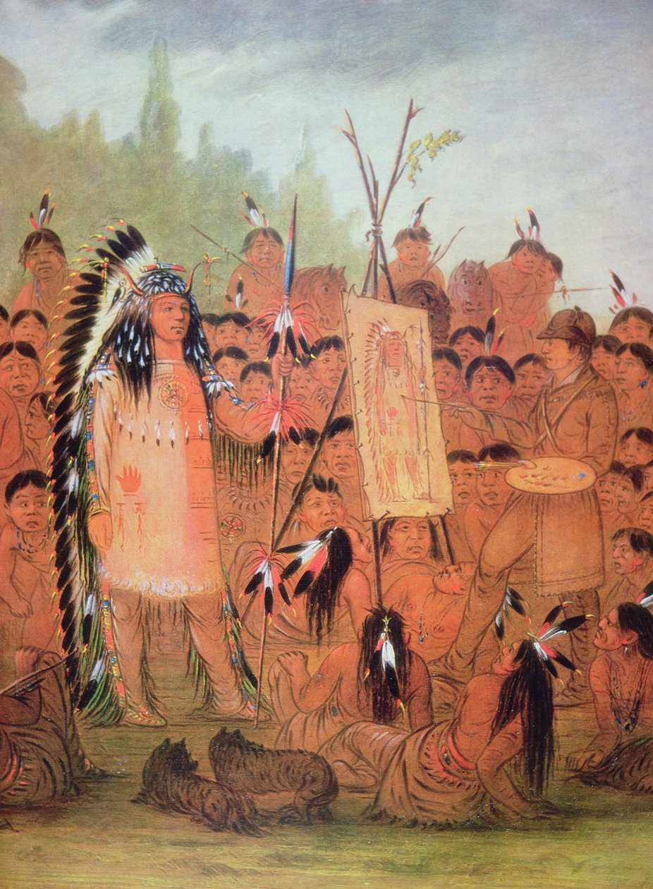 Önarckép, 1835 körül (olaj, vászon) alkotó: George Catlin