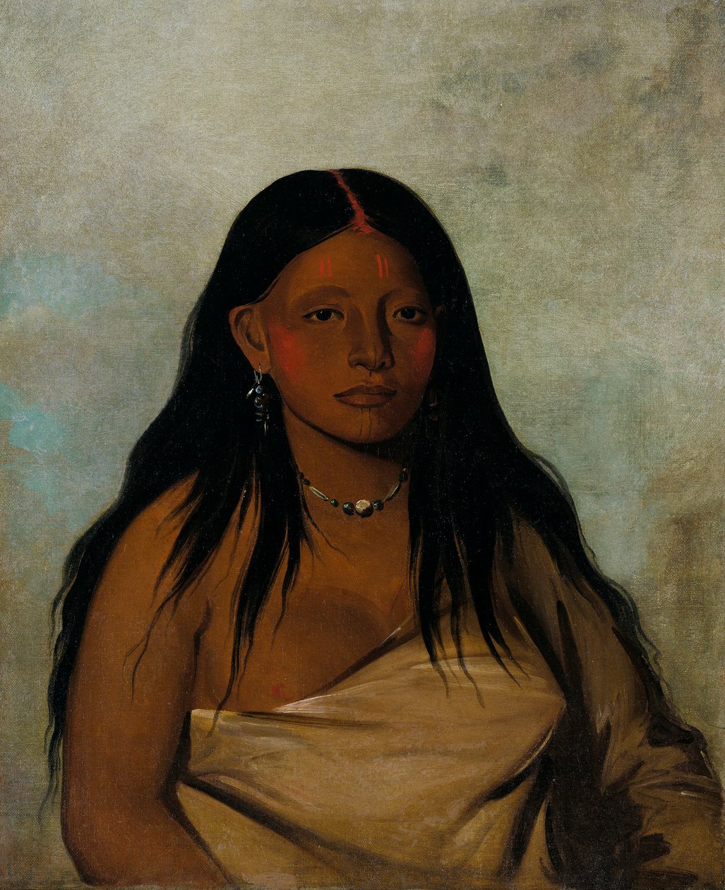 Shé-de-ah, Wild Sage, a Wichita Woman alkotó: George Catlin