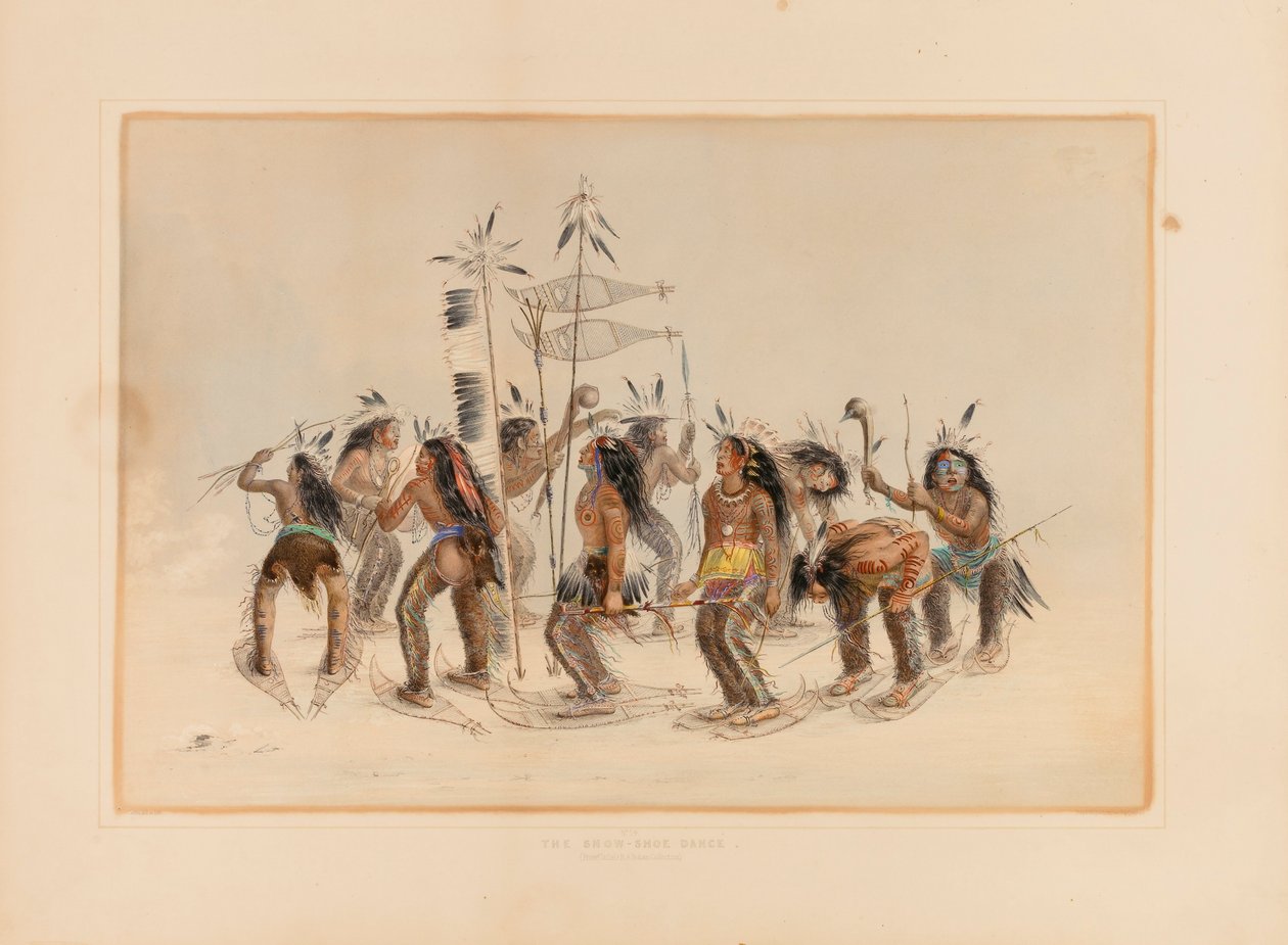 Hócipő tánc - 14. sz. alkotó: George Catlin