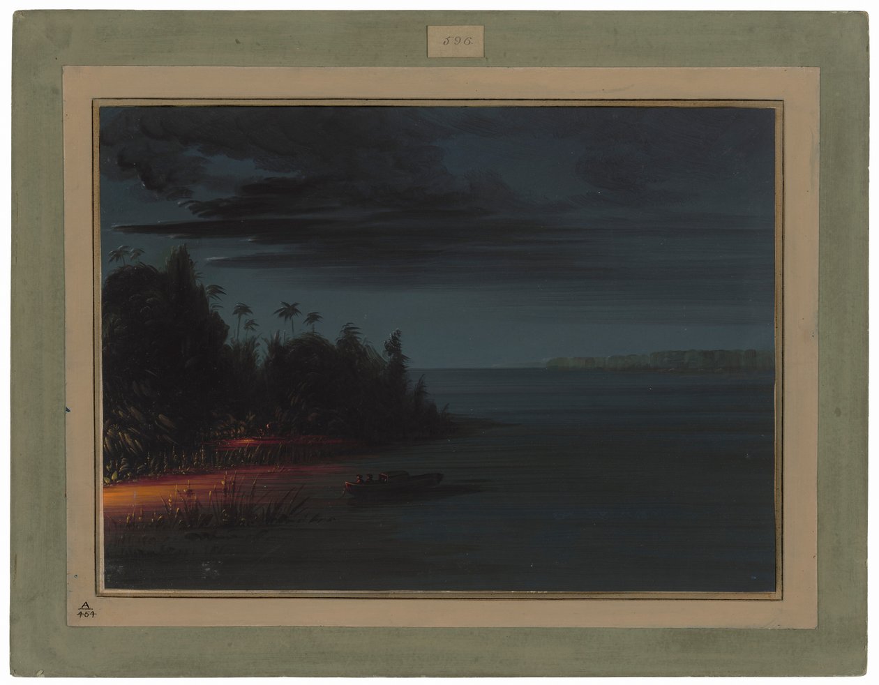Lámpás szigonyásás alkotó: George Catlin
