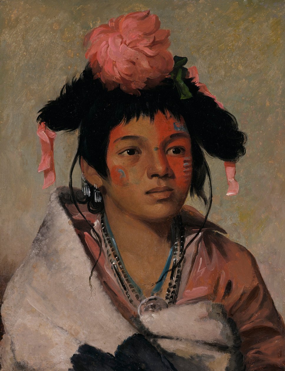 Tcha-káuk-o-ko-máugh, Nagy Főnök, egy Fiú alkotó: George Catlin