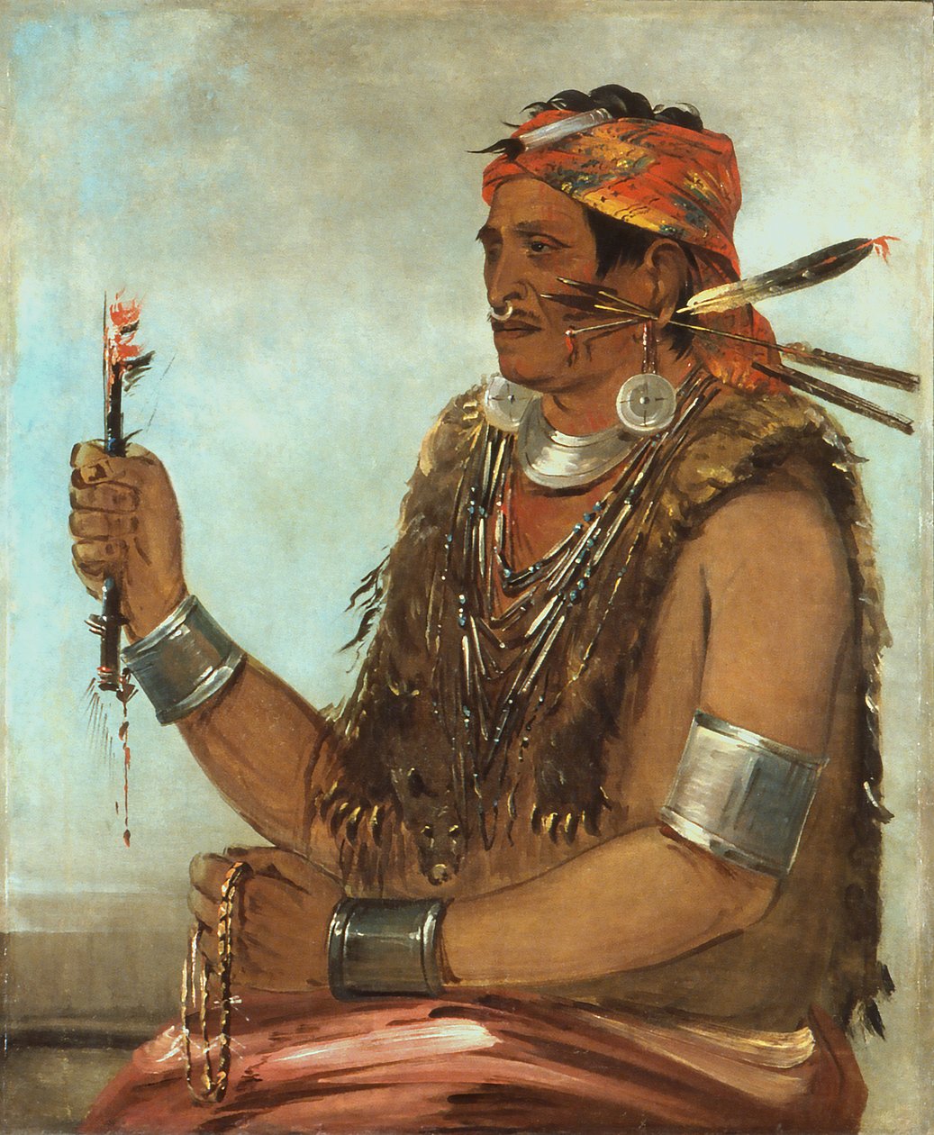 Tíz négyzetméteres út, A nyitott ajtó, a próféta néven ismert, Tecumseh testvére alkotó: George Catlin