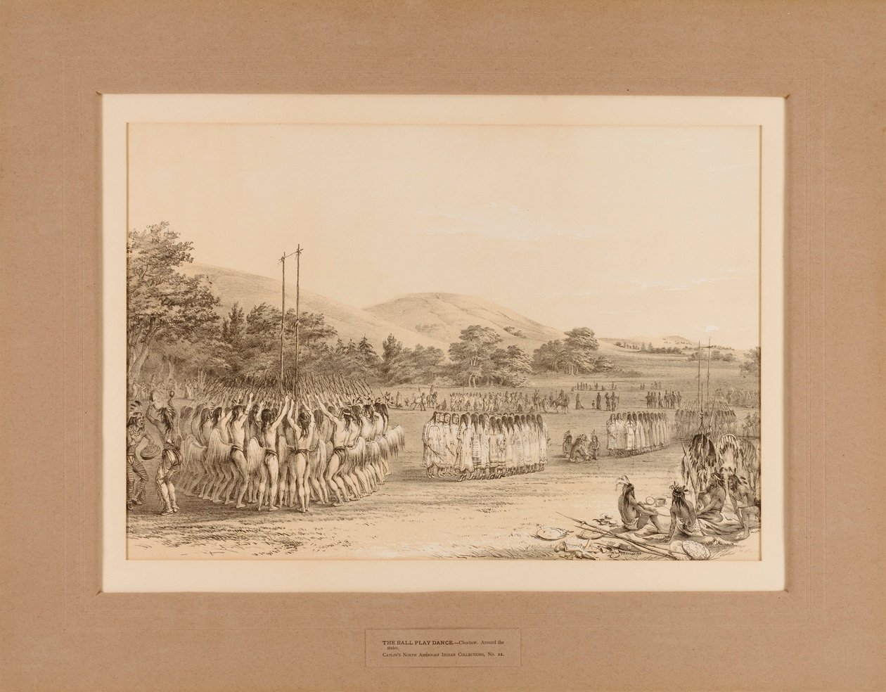 A labdajáték tánca - 22. sz. alkotó: George Catlin
