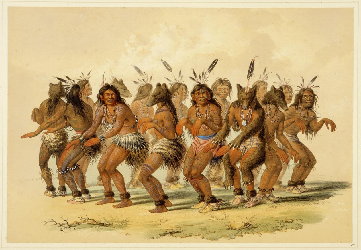 A medvetánc alkotó: George Catlin